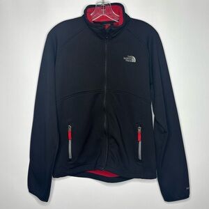 The North Face Men’s TKA Stealth Black Waffle Knit Fleece Lined Jacket